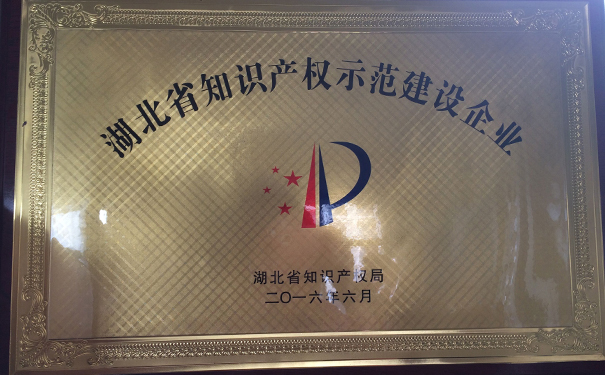 湖北昌利公司榮獲“知識產(chǎn)權(quán)示范建設企業(yè)”稱號