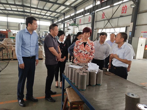 省人大常委會常務副主任、黨組書記王玲一行來湖北昌利公司視察