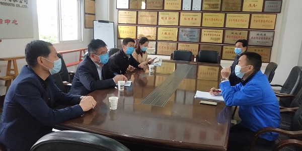 省督查組鄭處長一行領導來湖北昌利公司調(diào)研